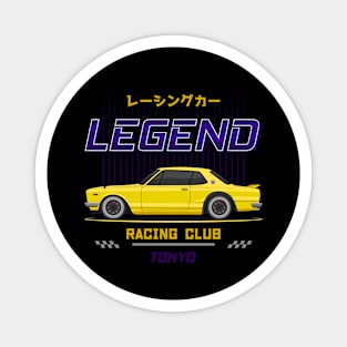 Tuner Yellow Hakosuka JDM Magnet